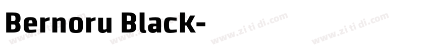Bernoru Black字体转换